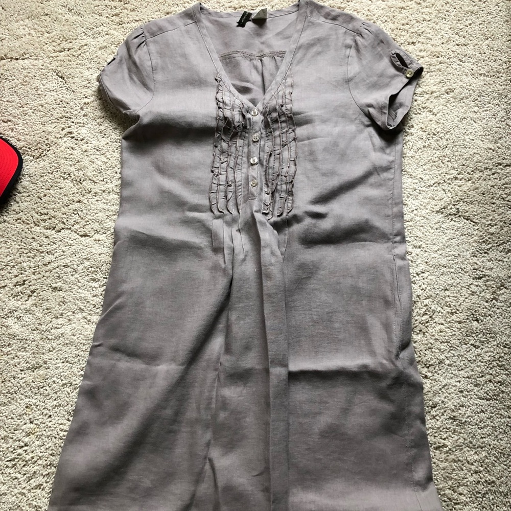 Linen Nursing Dress